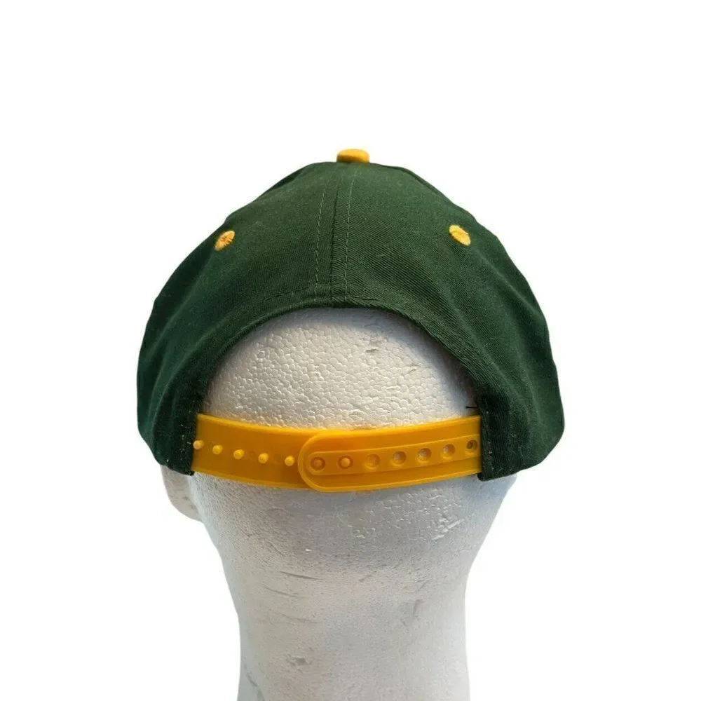 Green Bay Packers Spelled Out Cap One Size Snapback Hat Vtg NFL Throwback Unisex
